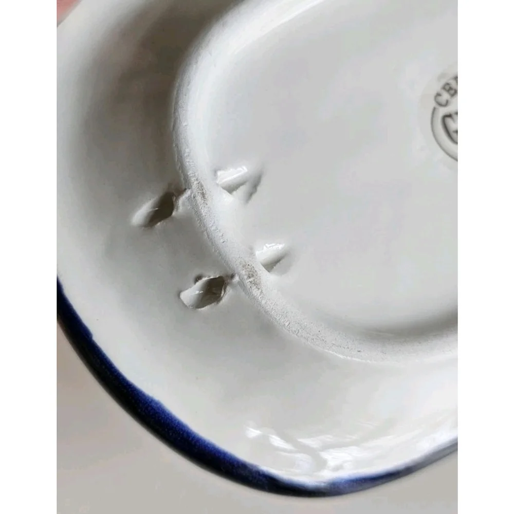 Vintage Giacomini Ceramiche Orvieto Hand Painted Ceramic Serving Dish / Wall Art